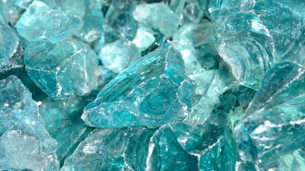 Broken glass can cause safety concerns on construction sites.
