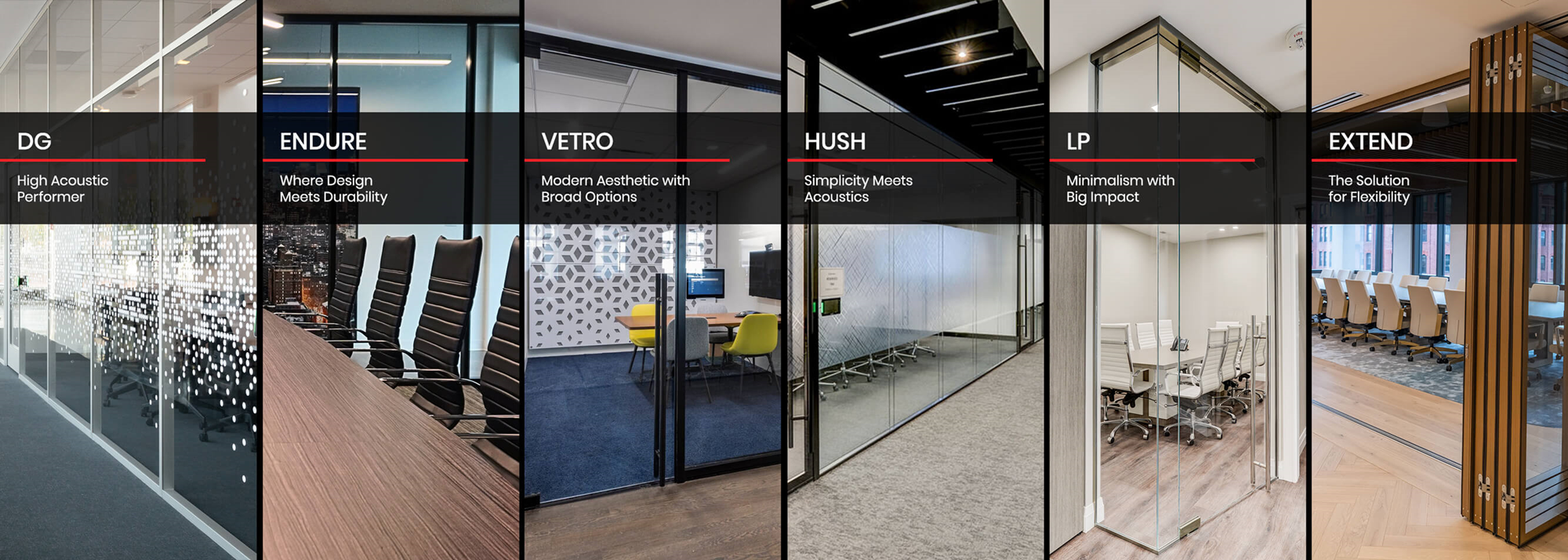 MetroWall glass wall interiors